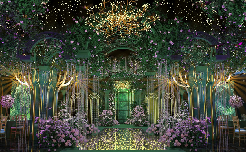 金阳奇妙森林婚礼堂效果展示